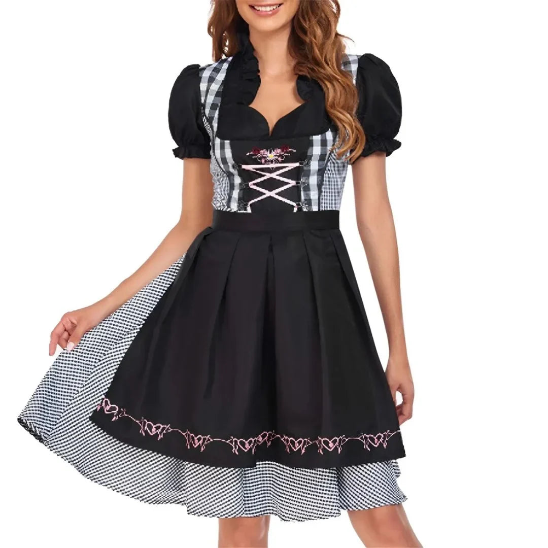 Modern Women's Oktoberfest Dirndl, Traditional Dirndl Dress