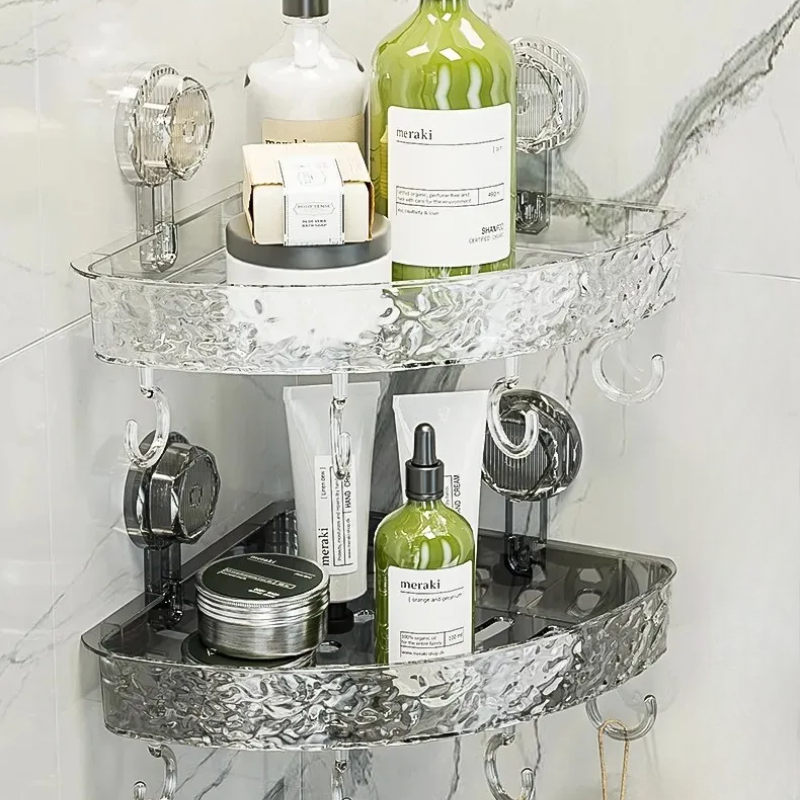 StorageRack Suction Cup Shelf No Drilling Required