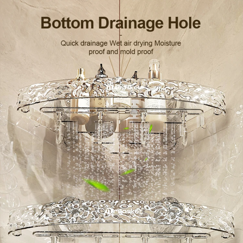 StorageRack Suction Cup Shelf No Drilling Required
