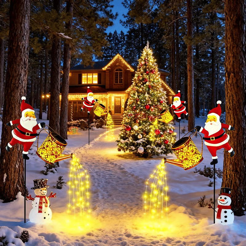 SantaKettle – Solar-powered Santa Claus garden light