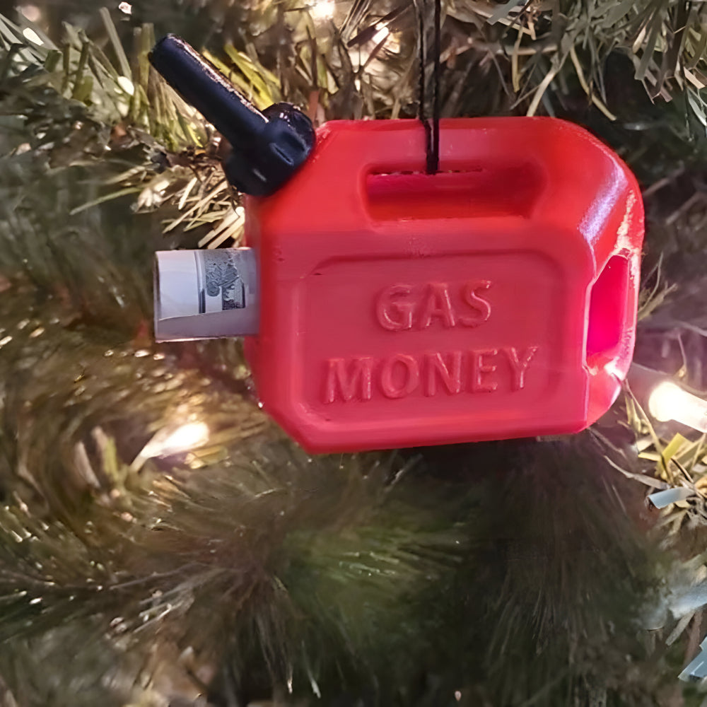 Christmas tree ornament money hideaway – plastic Christmas ornament
