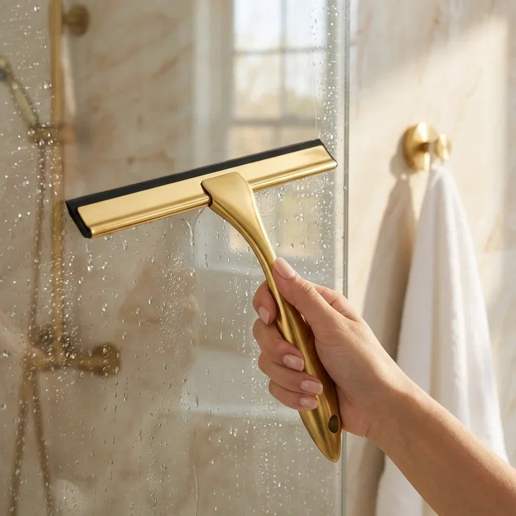 MultiSqueegee Stainless Steel Window Squeegee, Streak-free Glass Cleaning