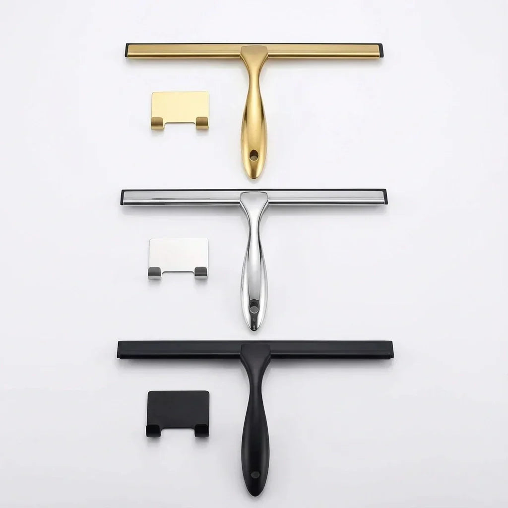 MultiSqueegee Stainless Steel Window Squeegee, Streak-free Glass Cleaning