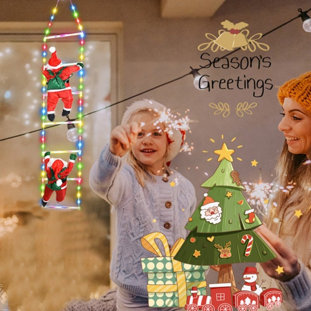 ChristmasLadder – Santa Claus LED Ladder for outdoor use