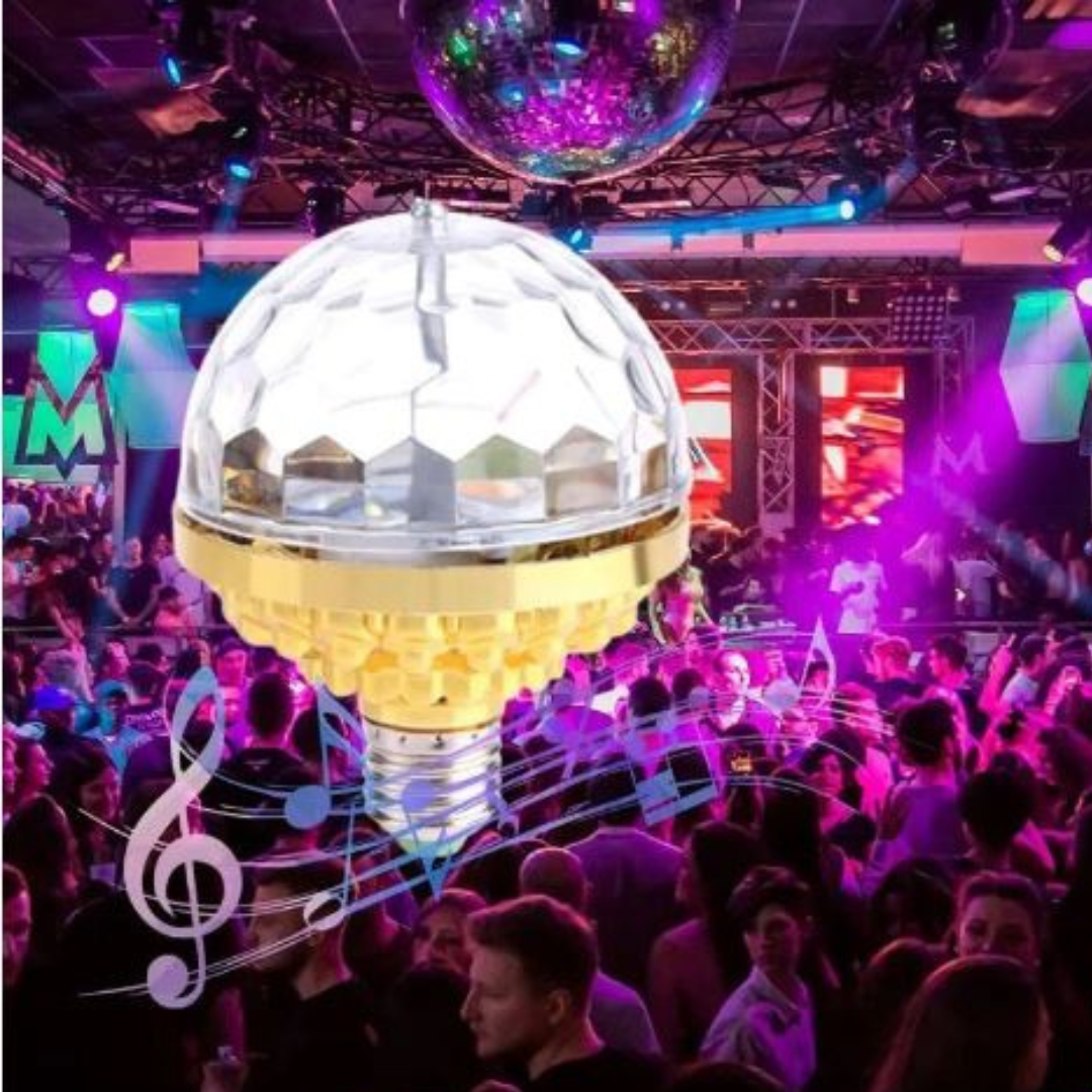 LED Disco Ball – Rotating Party Light, Set of 2