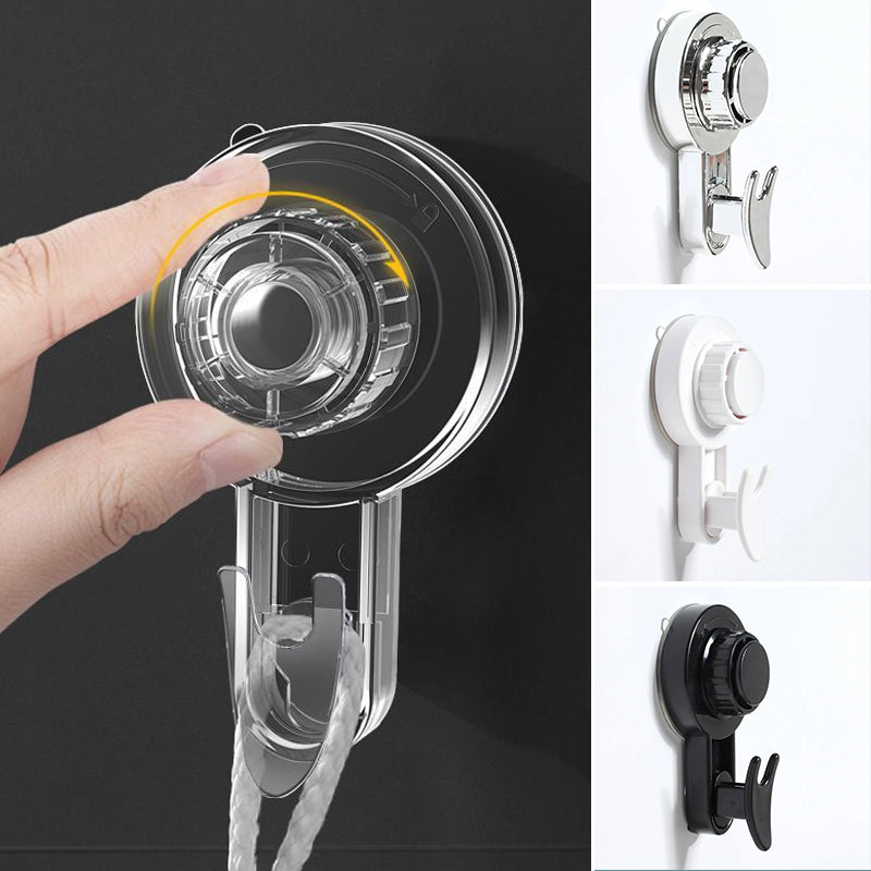 GlideHold SuctionHook Rotating Suction Cup Hook