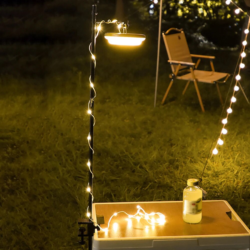 Portable LED String Lights Waterproof – Rechargeable