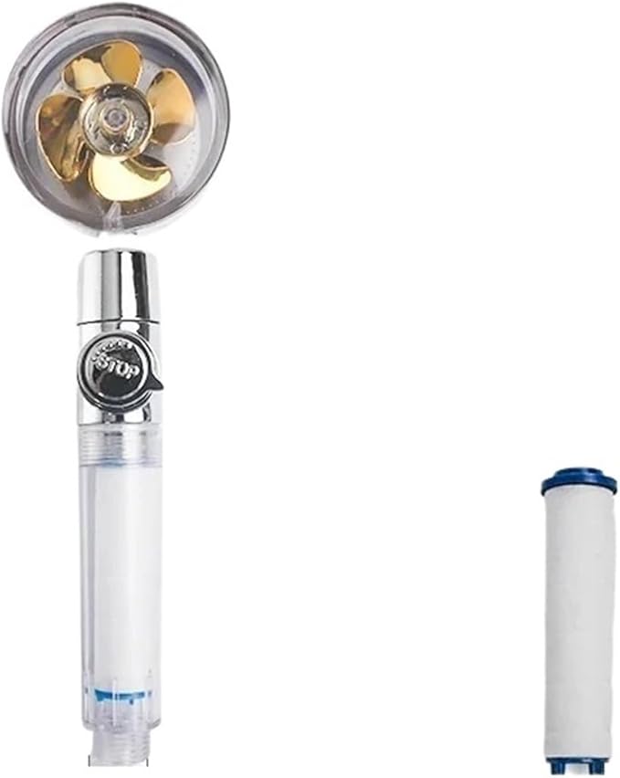 SpinShower 360-Degree Rotating High-Pressure Shower Head