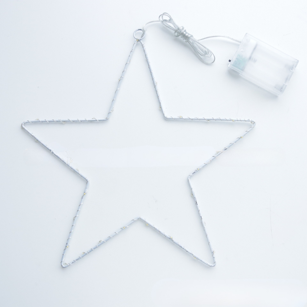 LED Metal Star Lights – Christmas Wall and Window Decoration