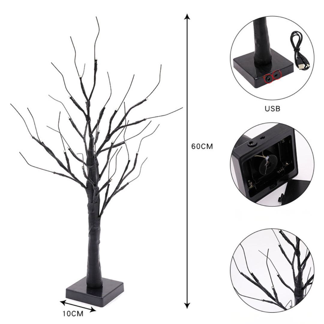 LED Light Tree Decoration – Christmas Lighting with Timer