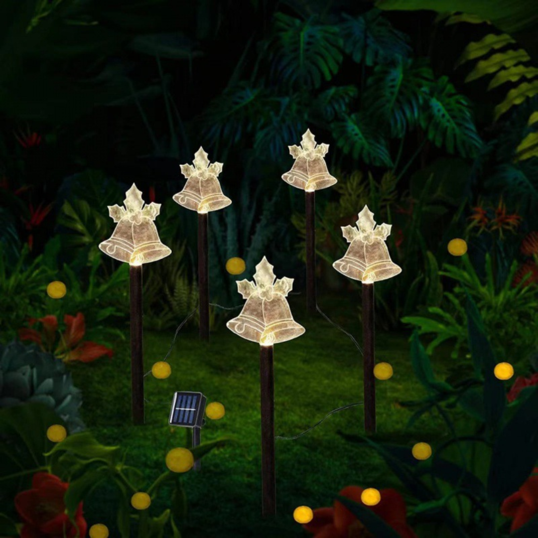 LED Star Garden Stake Outdoor – Christmas Lighting with Ground Spike