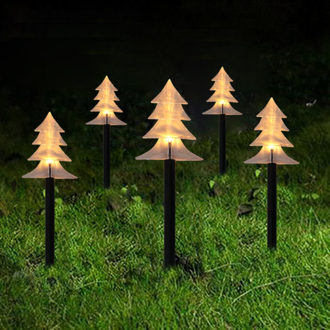 LED Star Garden Stake Outdoor – Christmas Lighting with Ground Spike