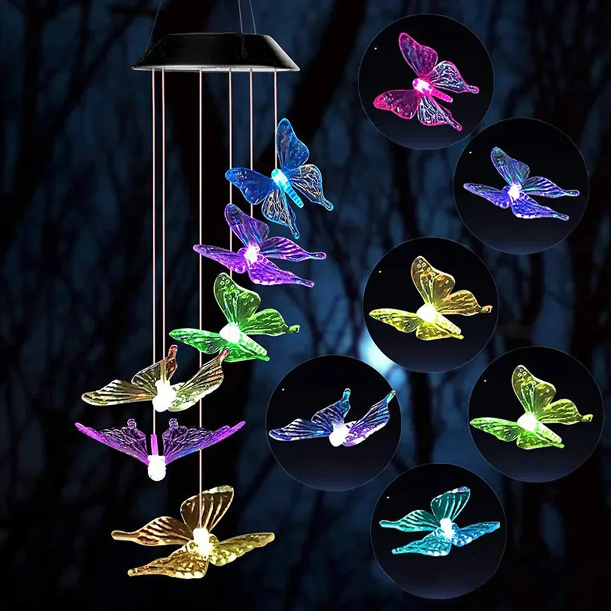 GardenLights – Solar-powered hanging garden lights