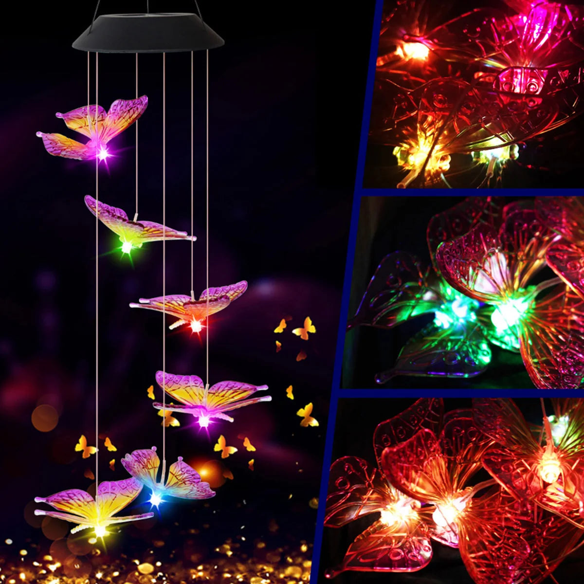 GardenLights – Solar-powered hanging garden lights