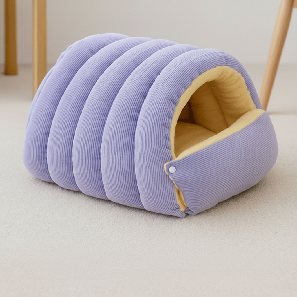 Pet House for Dogs & Cats – Cozy Animal House, Sleeping Den & Pet Bed for Winter