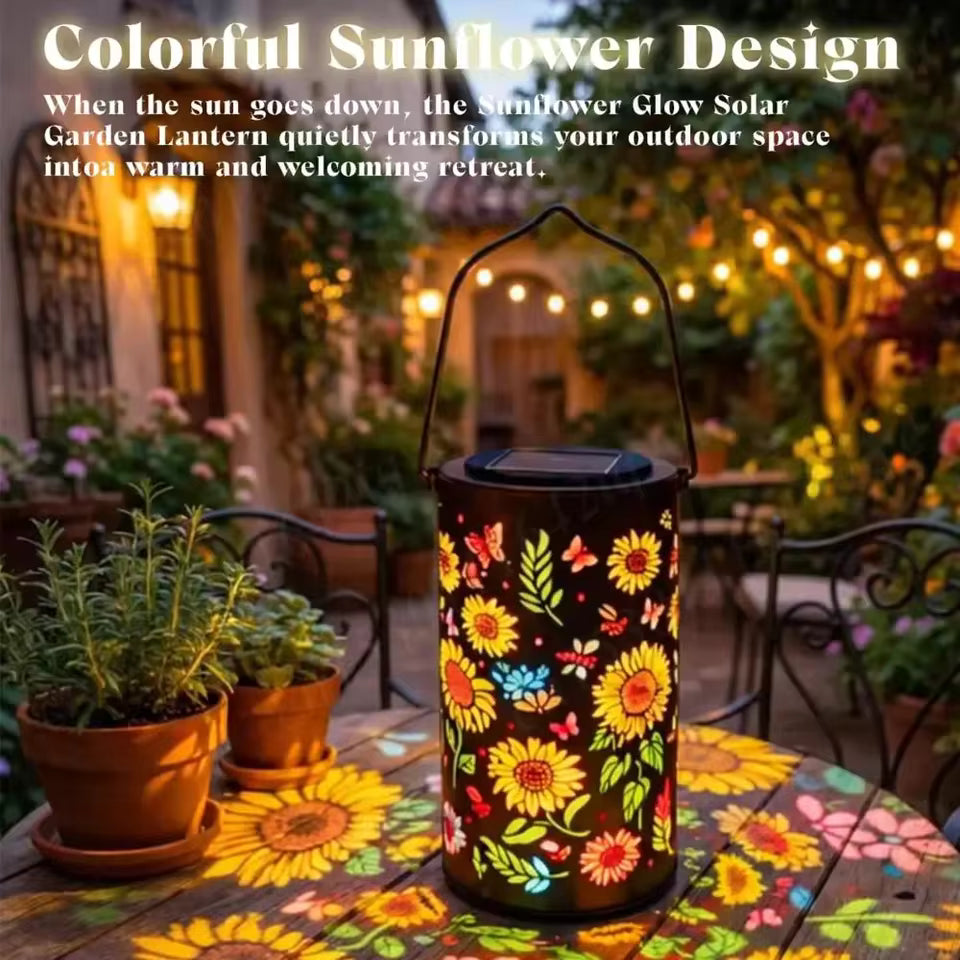 SunflowerLamp – Solar garden light with sunflower design