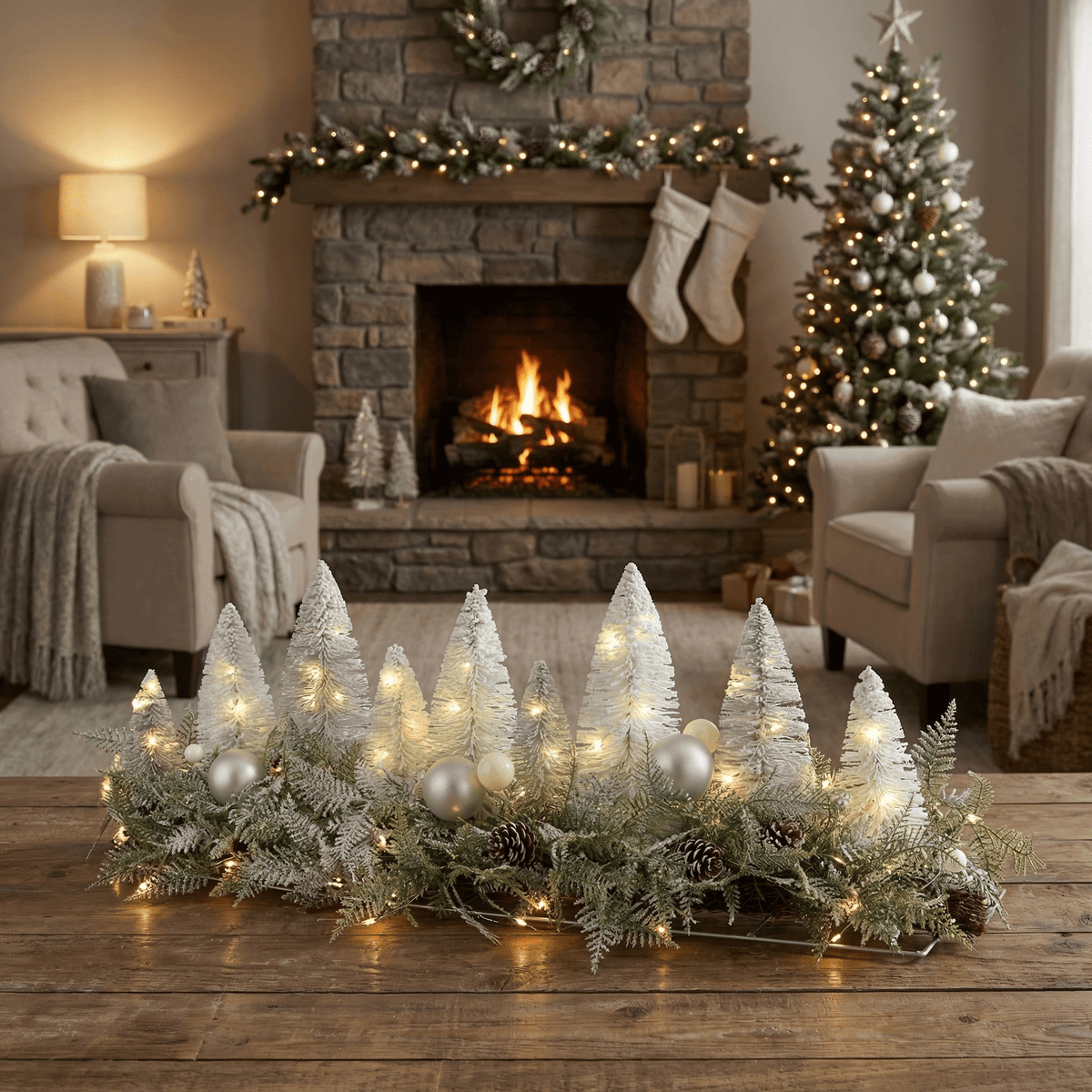 "Forest of Lights" LED Enchanted Landscape – Christmas Decoration 90 cm