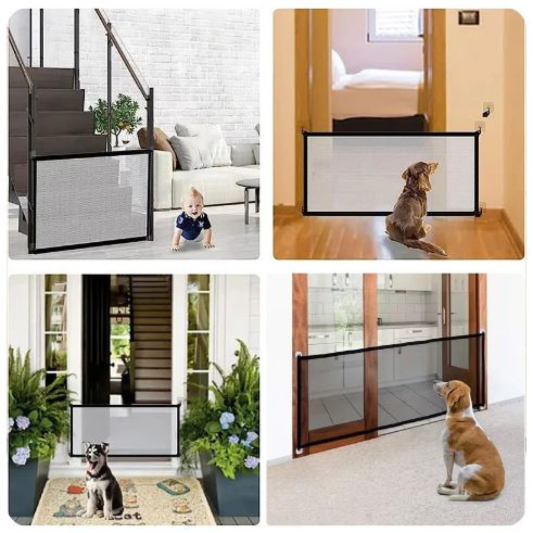 MagicGate Portable Pet Gate, Retractable Safety Barrier