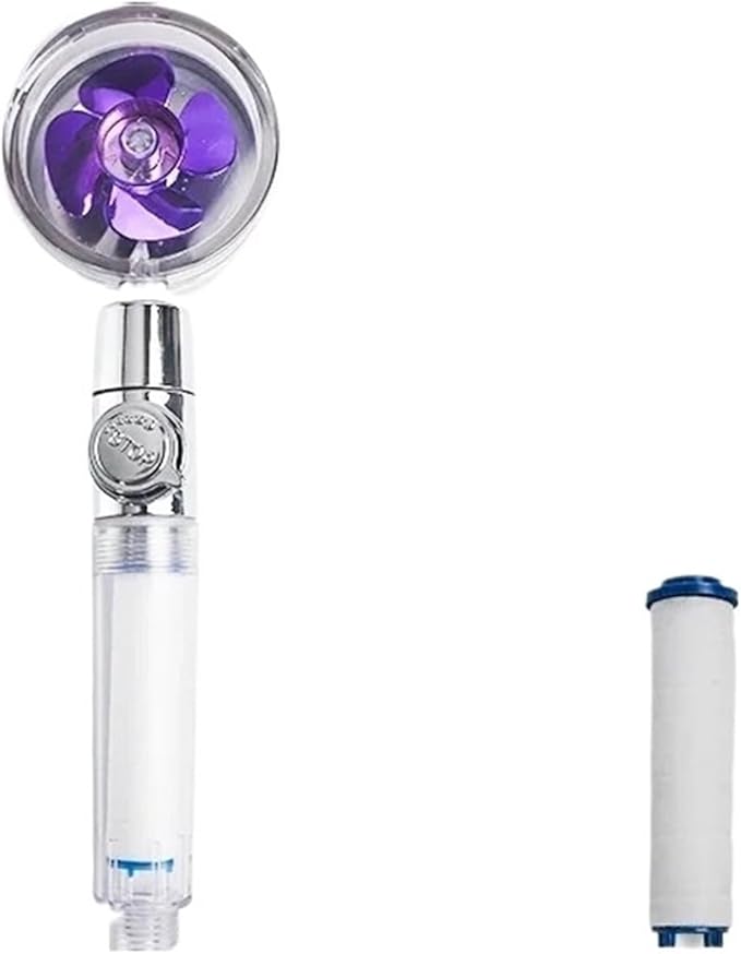 SpinShower 360-Degree Rotating High-Pressure Shower Head