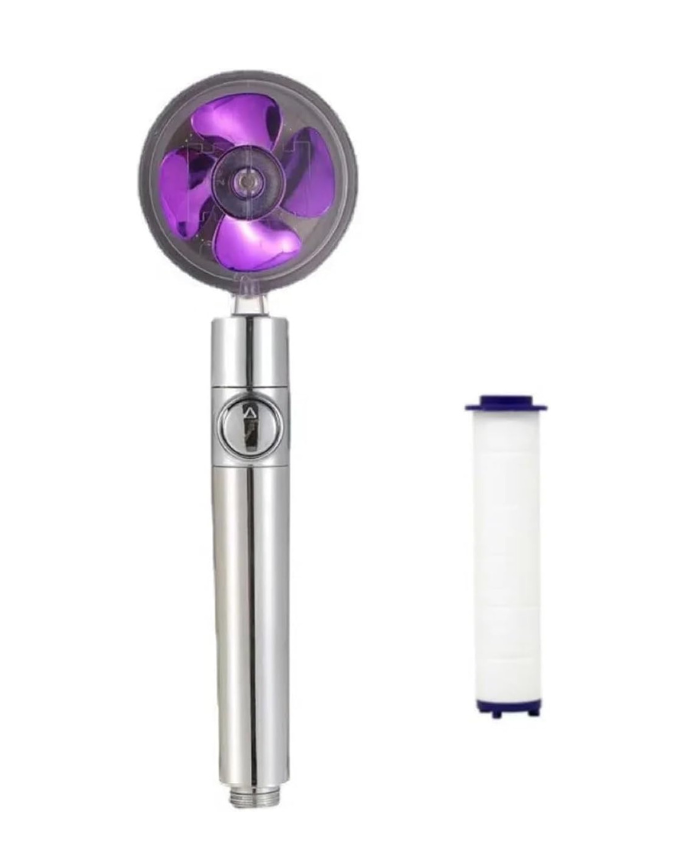 SpinShower 360-Degree Rotating High-Pressure Shower Head