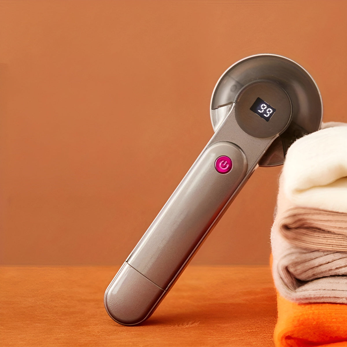 FabricShaver Lint Remover Rechargeable, LED Display