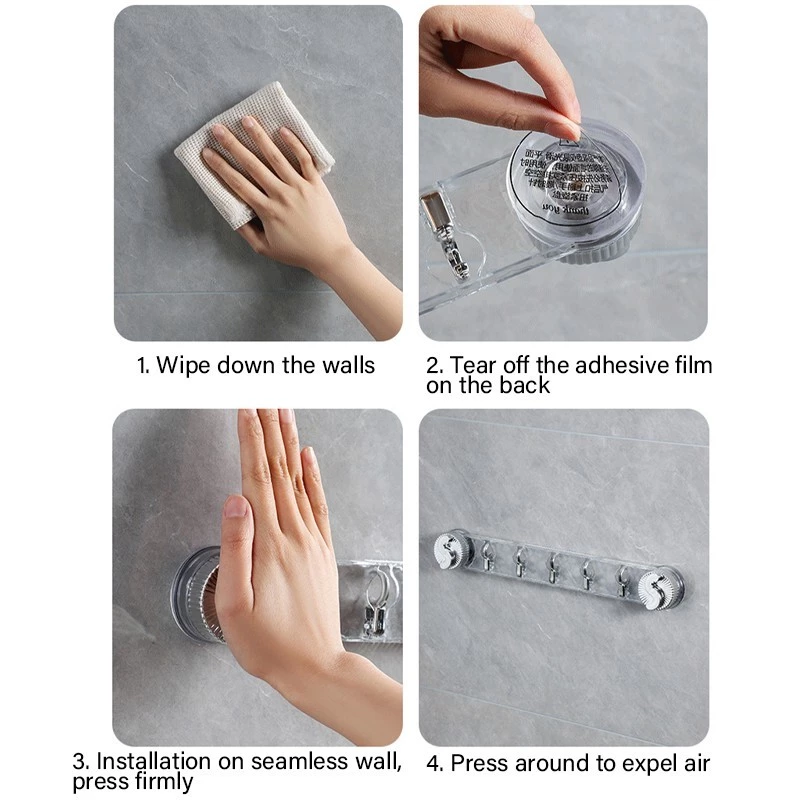 SuctionHooks Wall Hooks No Drilling Required For Smooth Surfaces