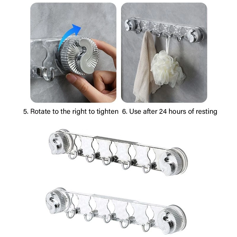 SuctionHooks Wall Hooks No Drilling Required For Smooth Surfaces