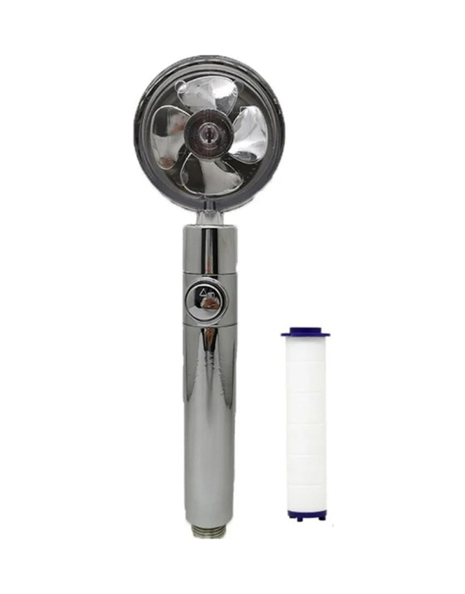 SpinShower 360-Degree Rotating High-Pressure Shower Head