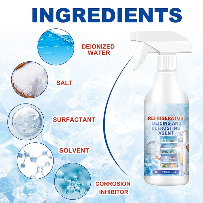Defrosting Spray – Refrigerator defrosting spray, fast ice-melting power