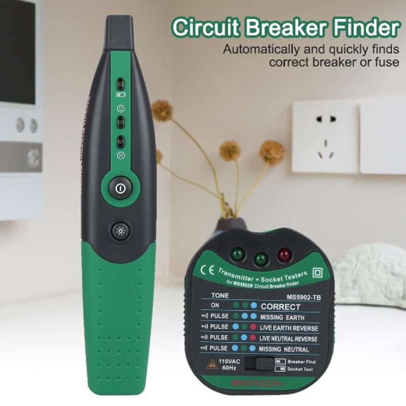 FuseFinder Fuse Tester with Socket Check and Flashlight