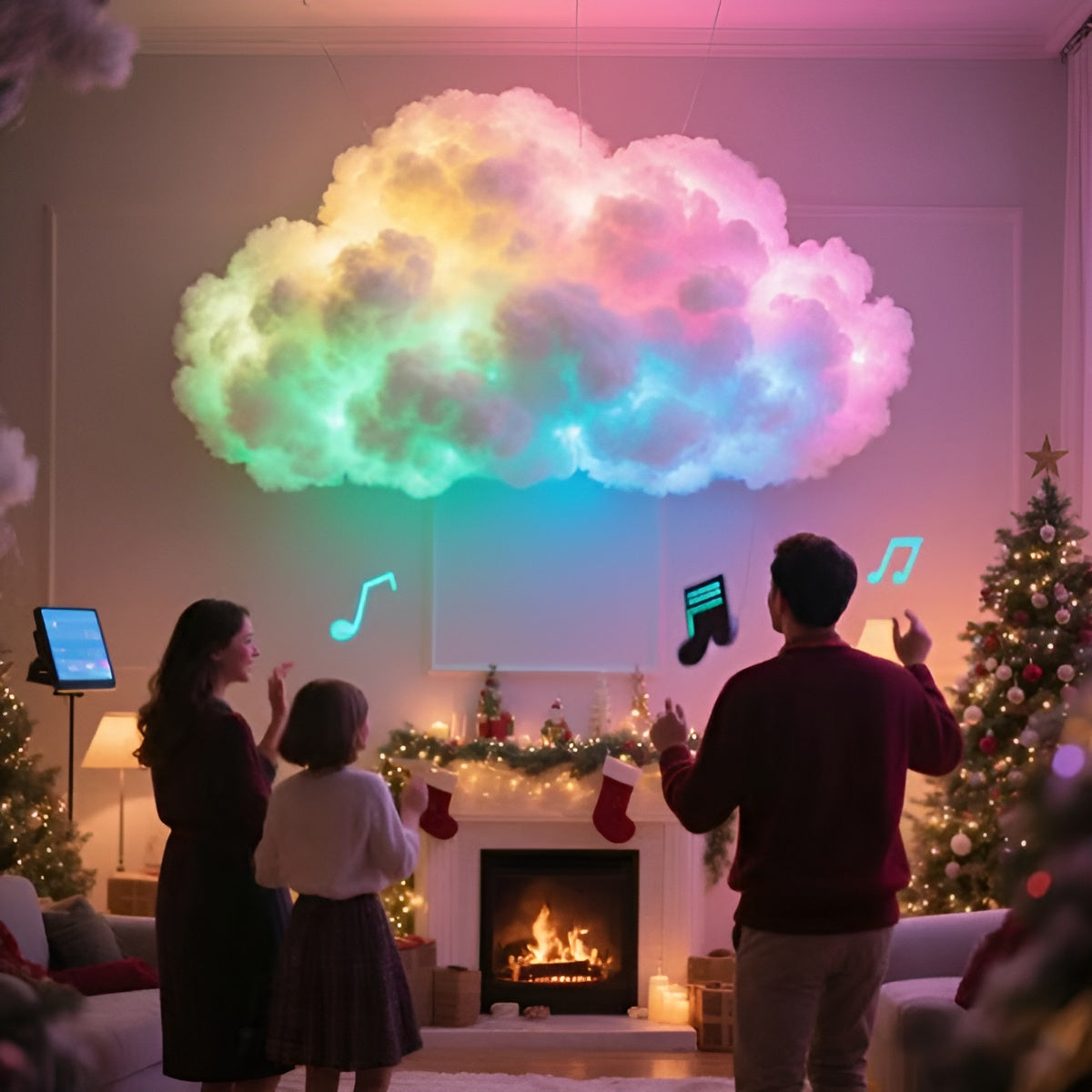 CloudLight Multicolor LED String Lights, Ambient Lighting USB
