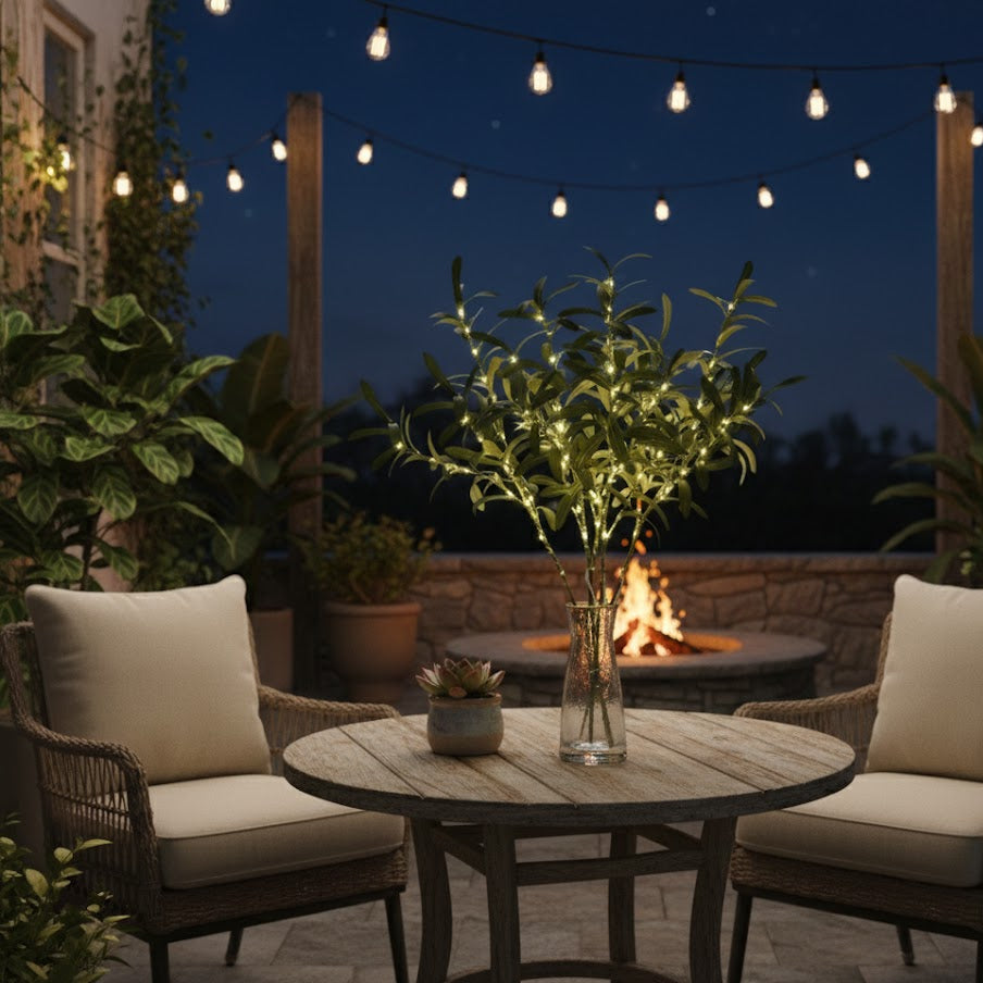 LeafDecor – Illuminated Artificial Leaf Decoration, Set of 2