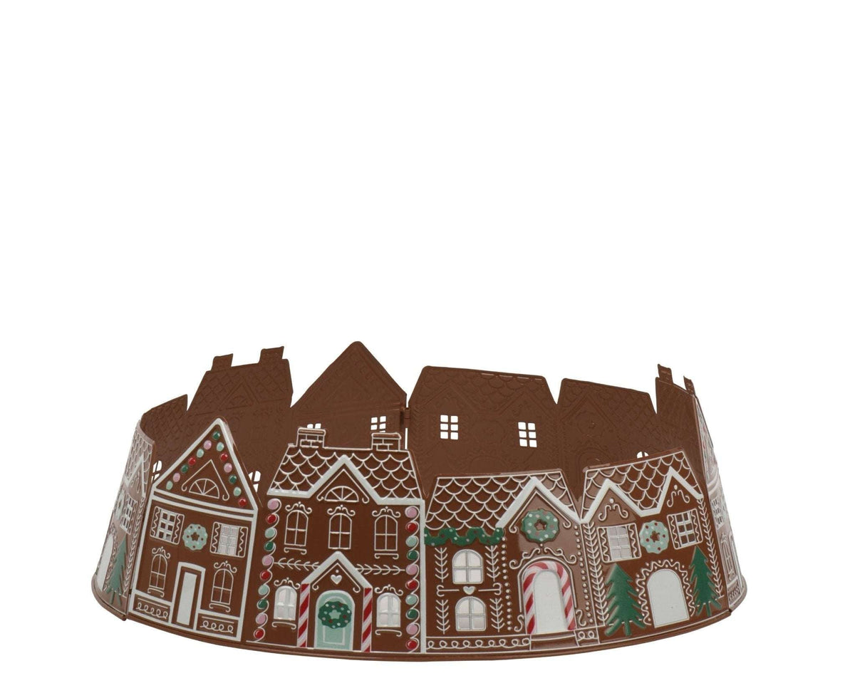 "Gingerbread Village" Christmas Tree Skirt – 70 cm