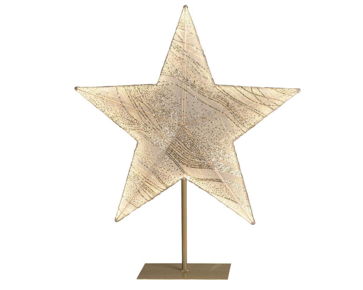 Christmas star with LED lighting – 68x58 cm
