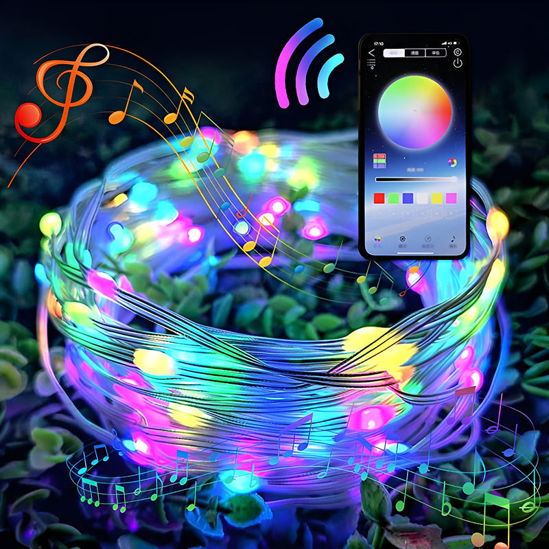 StringLight – Colorful LED fairy lights with remote control and music mode