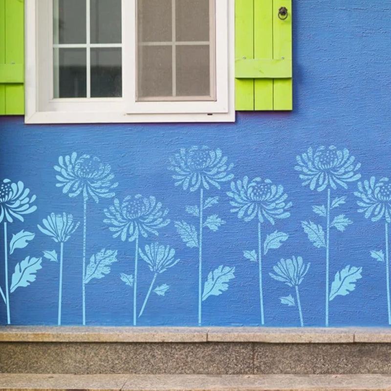 FlowerDecor – Reusable DIY wall stencils