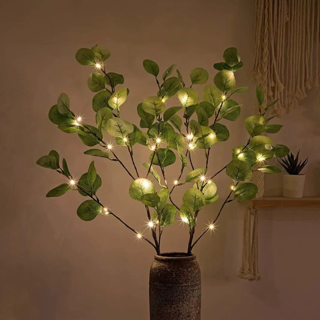 LeafDecor – Illuminated Artificial Leaf Decoration, Set of 2
