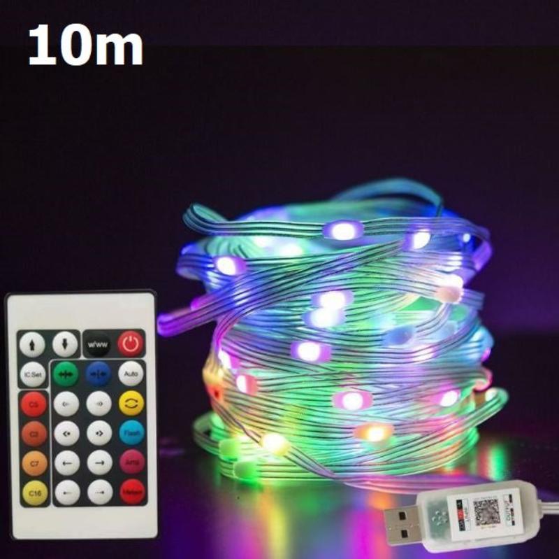 StringLight – Colorful LED fairy lights with remote control and music mode