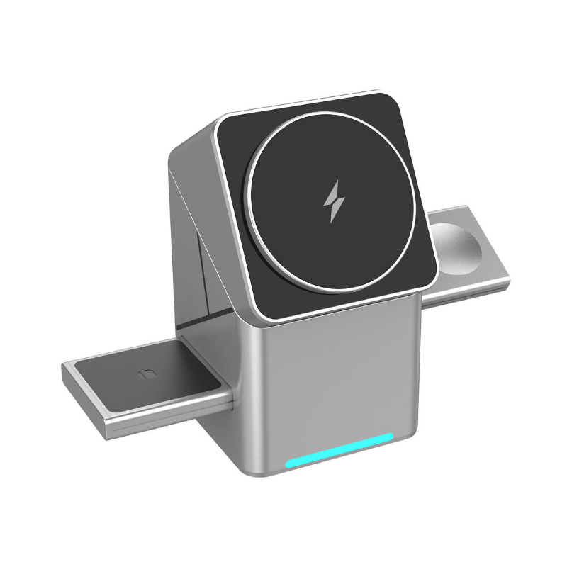ChargingDock – 3-in-1 Magnetic Charging Dock with Stand
