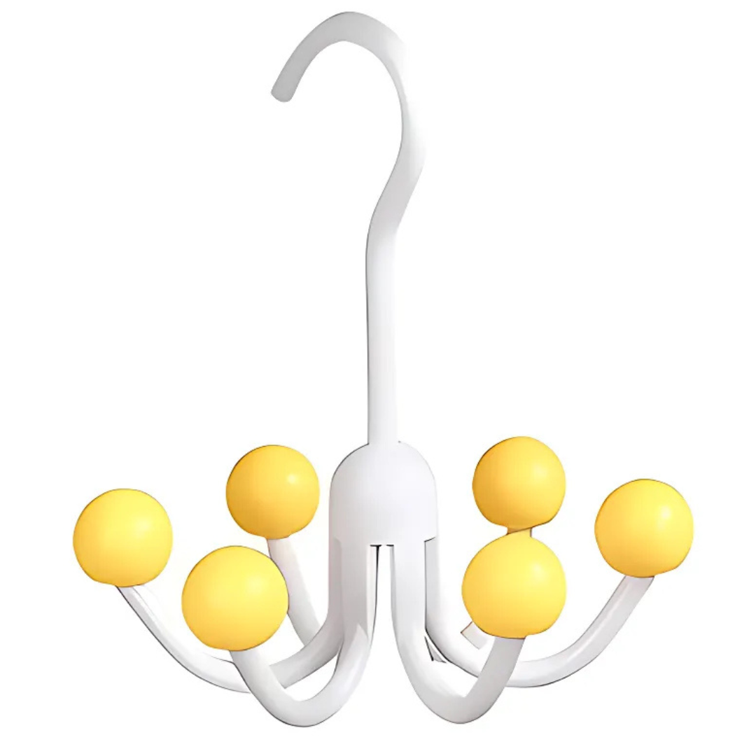 HangerHooks 360° Rotatable Hanger with 6 Hooks