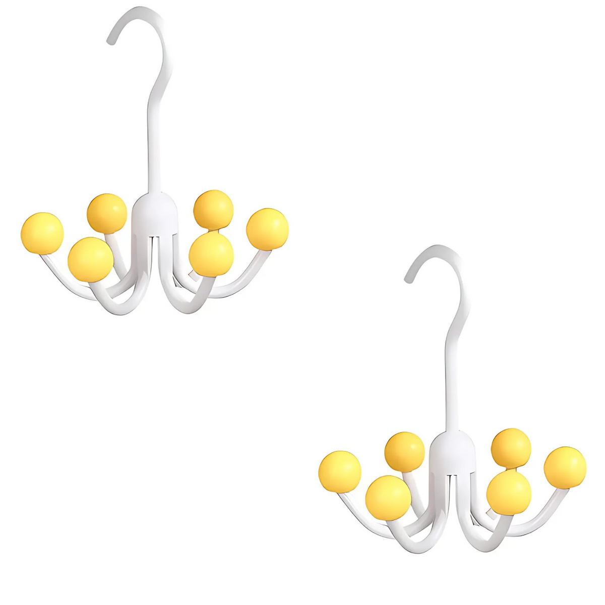 HangerHooks 360° Rotatable Hanger with 6 Hooks