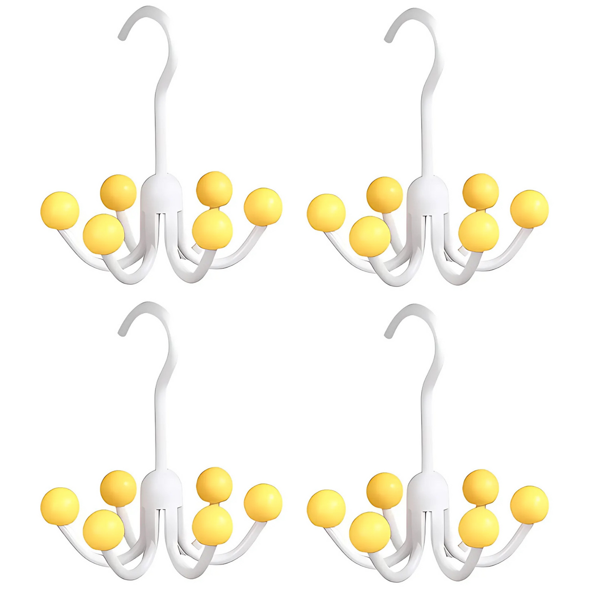 HangerHooks 360° Rotatable Hanger with 6 Hooks