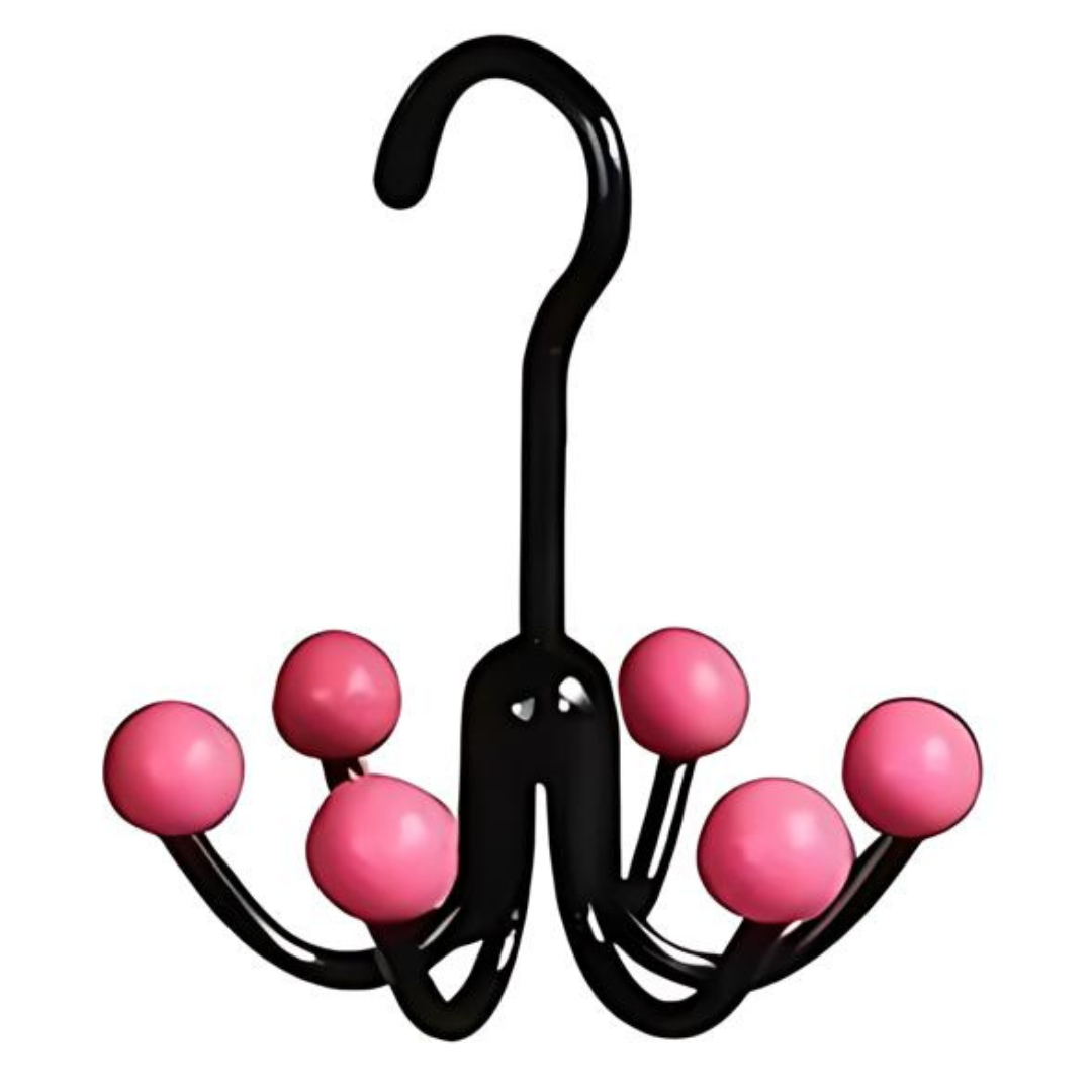 HangerHooks 360° Rotatable Hanger with 6 Hooks