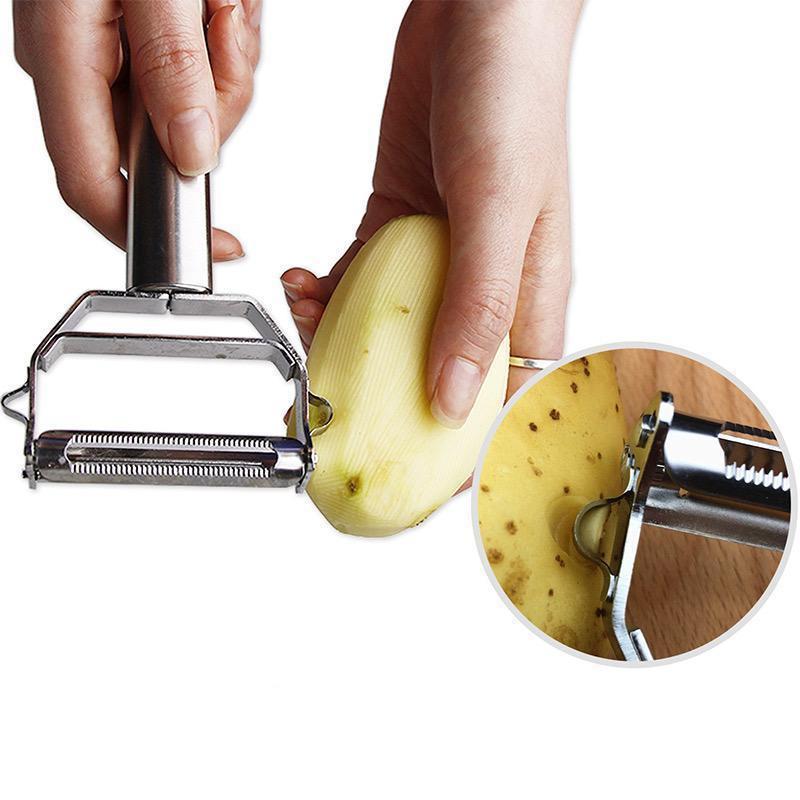 MultiPeeler Stainless Steel Peeler with Julienne Blade