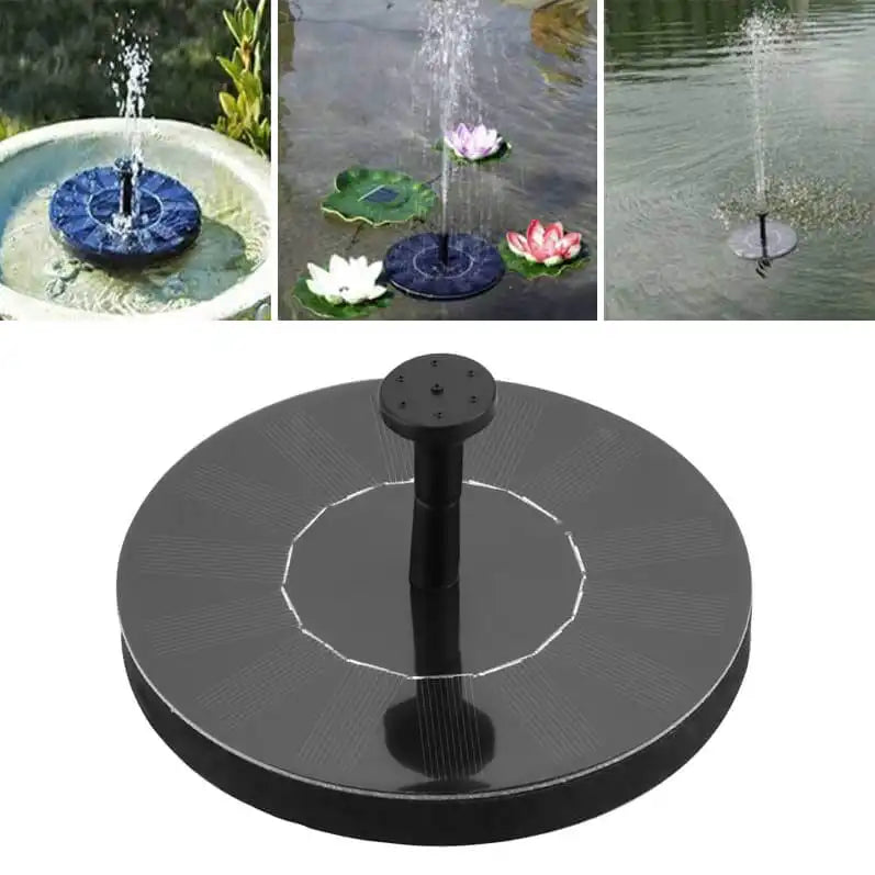 SolarFountain – Floating solar water pump for garden fountains