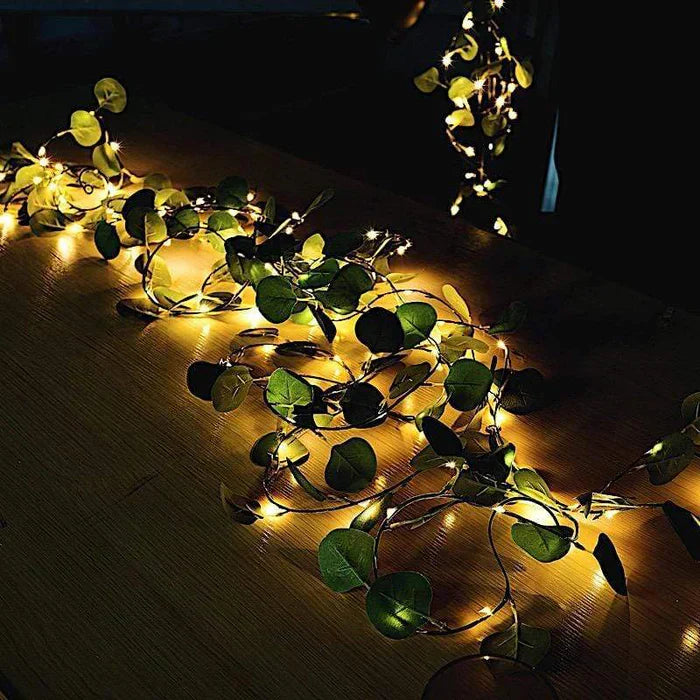 LightLeaf – LED string lights with leaf design, 10m/100 LEDs