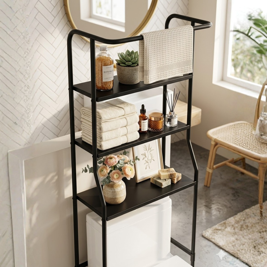 BathroomShelf Minimalist 3-Tier Bathroom Shelf