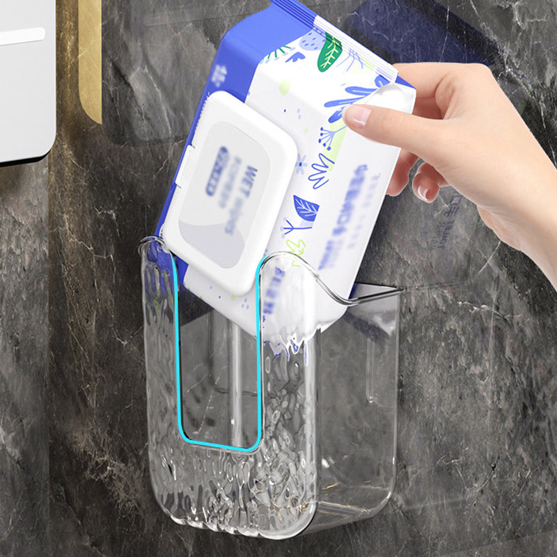 TissueStorage Wall-Mounted Paper Roll Holder No Drilling