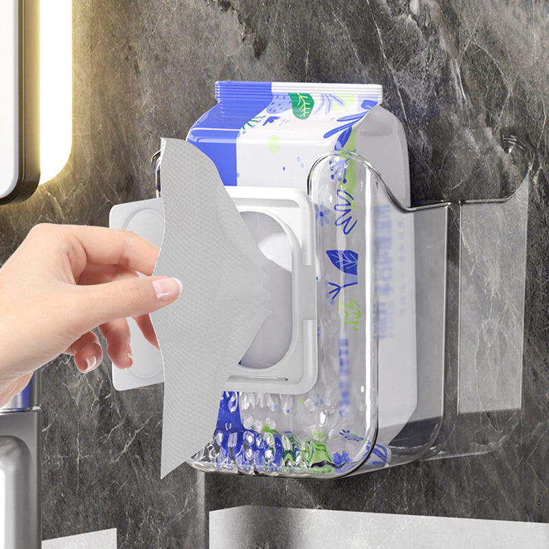 TissueStorage Wall-Mounted Paper Roll Holder No Drilling