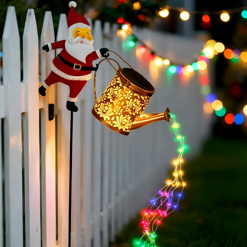 SantaKettle – Solar-powered Santa Claus garden light